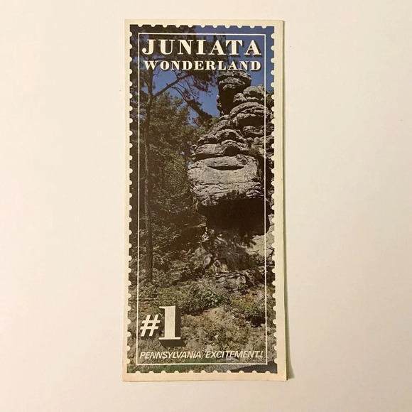 Vintage Juniata Wonderland Pennsylvania Travel Brochure Souvenir - Picture 1 of 9
